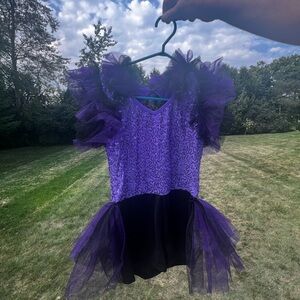 Purple and Black Dance Costume